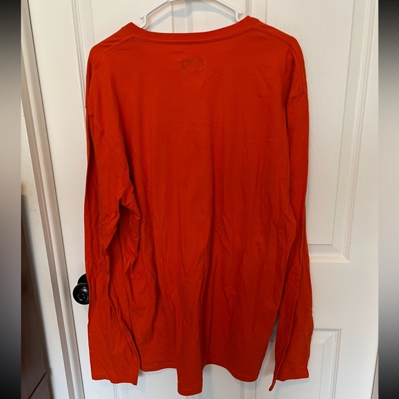 Denver Broncos NFL team apparel Unisex orange blue long sleeve tshirt nwot Sz xl - Picture 2 of 4